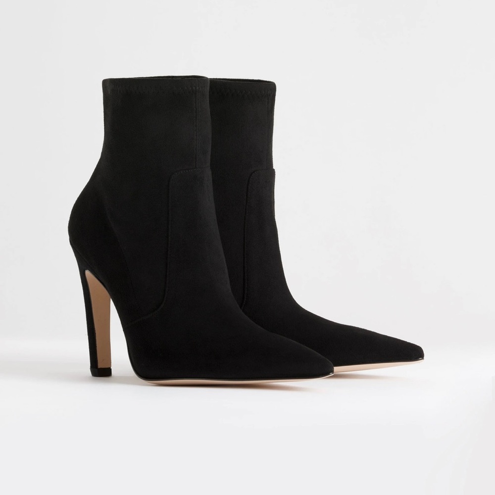 Good American Suede Booties